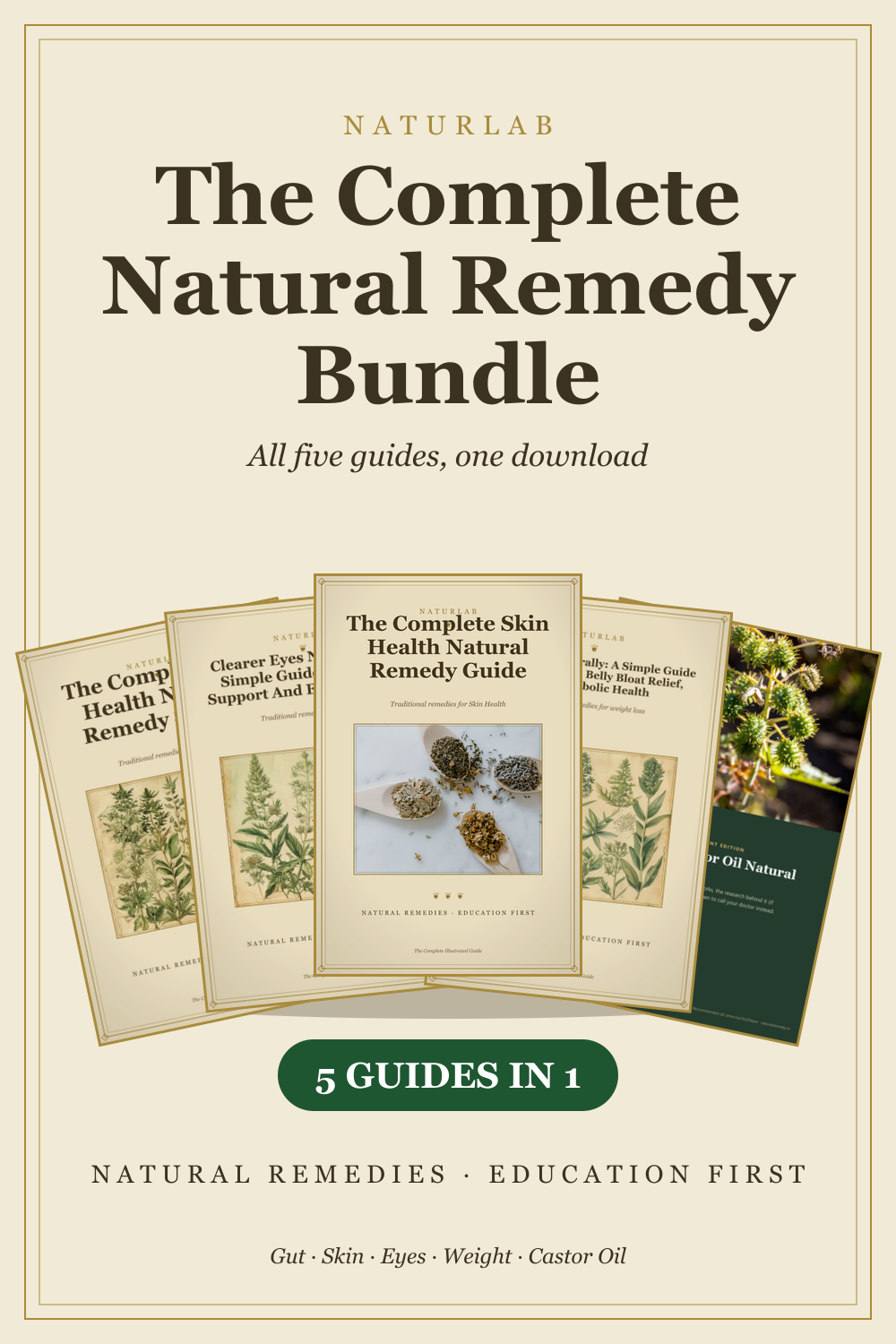 The Complete Natural Remedy Bundle: All 5 Guides